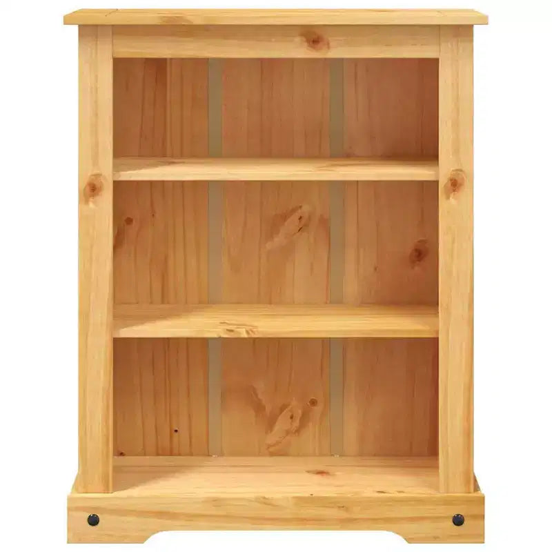Bücherregal mit 3/4 Ebenen aus mexikanischem Kiefernholz