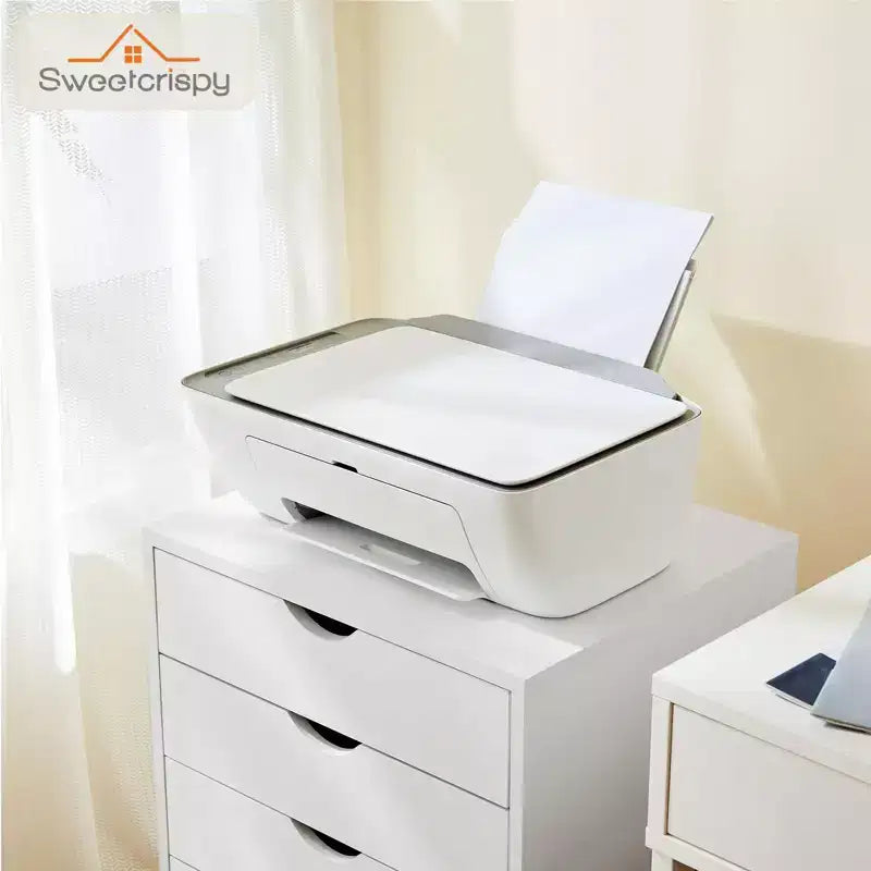 Classeur mobile à 5/7 tiroirs, organisateur de rangement moderne sous le bureau pour le bureau et la maison, tiroirs en bois naturel silencieux et coulissants