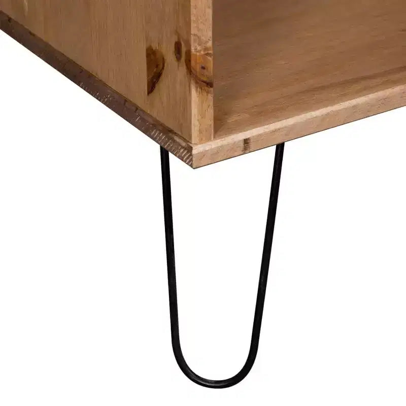 Table basse, bout de canapé, table d’appoint et table de canapé en pin massif de New York