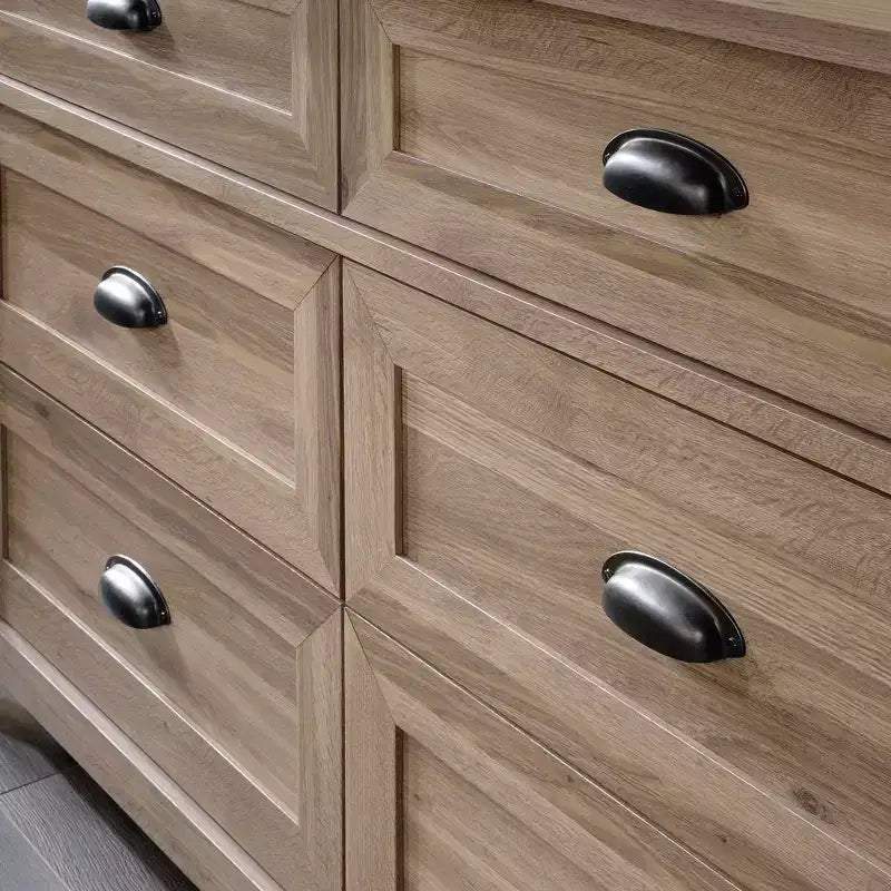 Commode rustique en bois à 6 tiroirs de 52 pour chambre