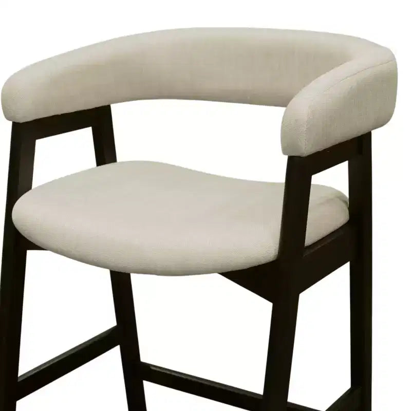 Chaises de comptoir, noir vintage (lot de 2)