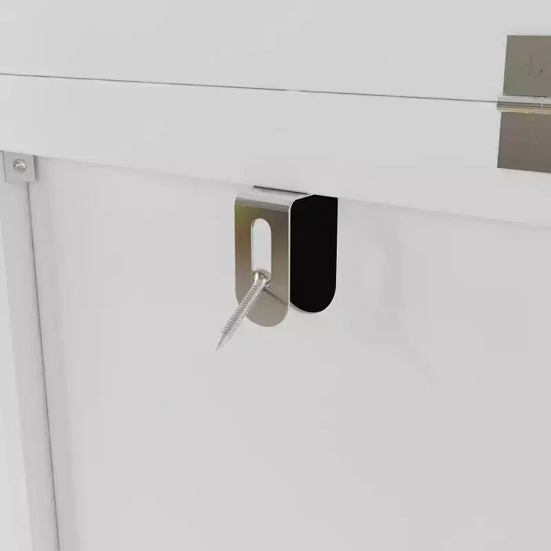 Cambiador blanco con cómoda, organizador espacioso para habitación infantil con cajones y armarios para pañales, ropa y juguetes