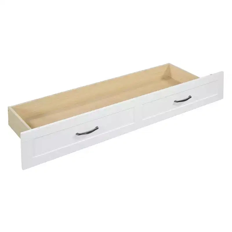 Cama abatible de ratán moderna tamaño queen con cajón grande para sala de estar y habitación de invitados
