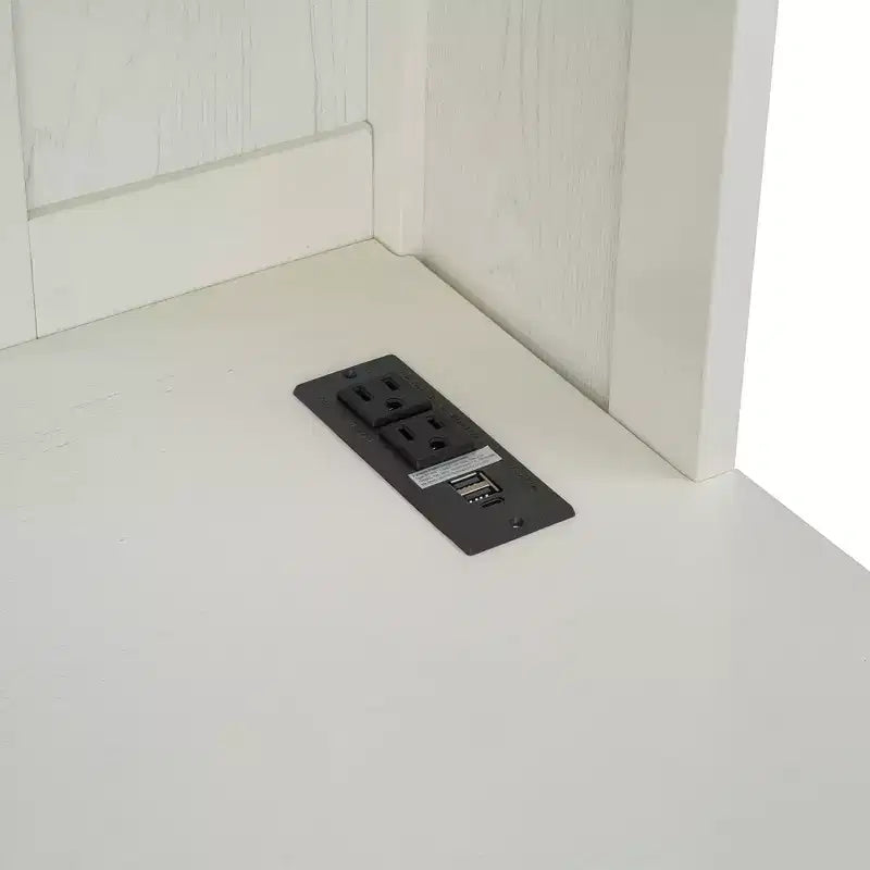 Lit mezzanine tout-en-un pour une personne avec penderie intégrée, bureau, étagères, plateau pour clavier et projecteur