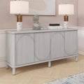Sideboard aus rustikalem Holz mit verstellbaren Einlegeböden